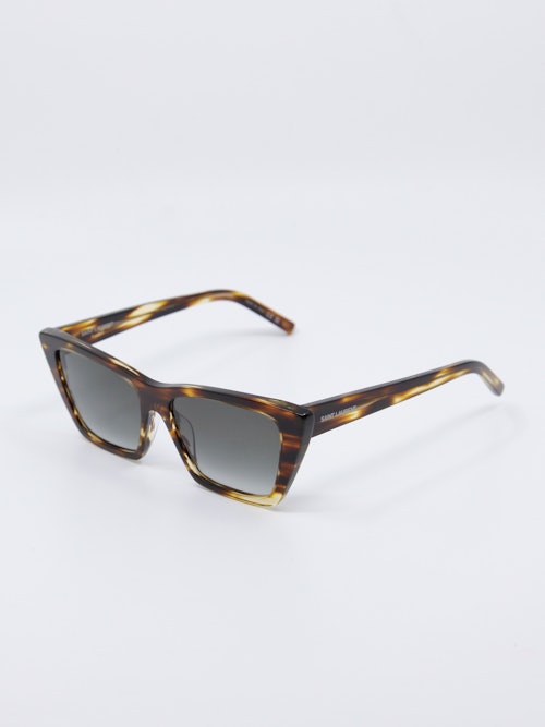 Flerfarget cateye solbrille med graderte solbrilleglass