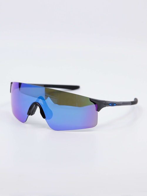 Blå oakley sportsbriller