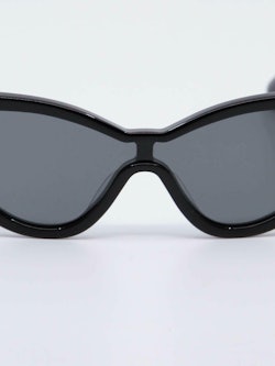 Cat-eye solbrille i svart