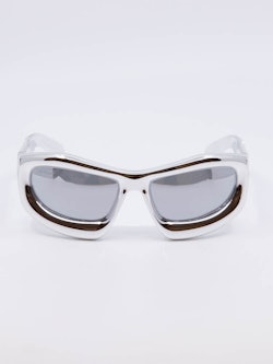 Chunky solbrille i oval form