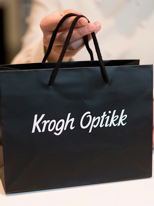 Bilde av bærepose fra Krogh Optikk