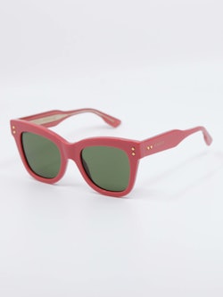 Rosa solbrille fra Gucci