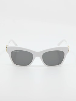 Hvit solbrille fra Balenciaga