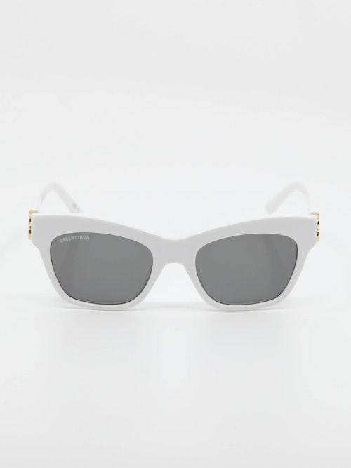 Hvit solbrille fra Balenciaga