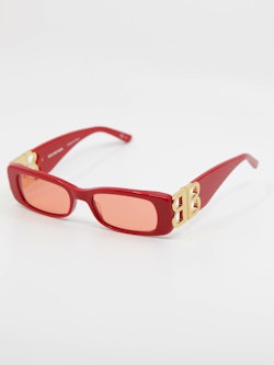Rød solbrille fra Balenciaga