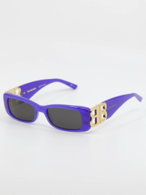 Solbrille fra Balenciaga i farge lilla