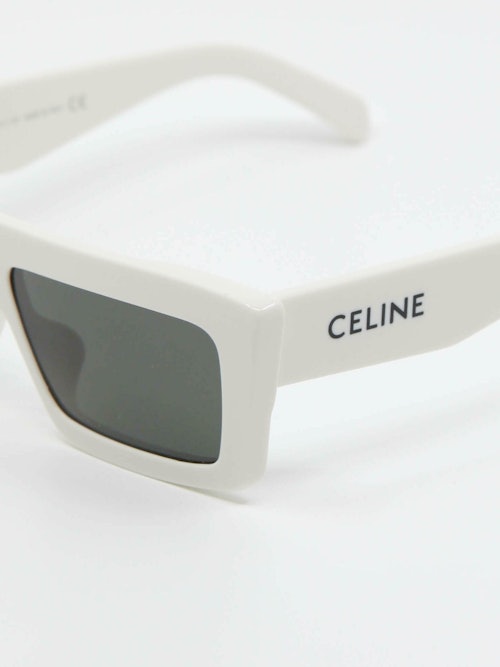 bilde av hvit solbrille fra Celine