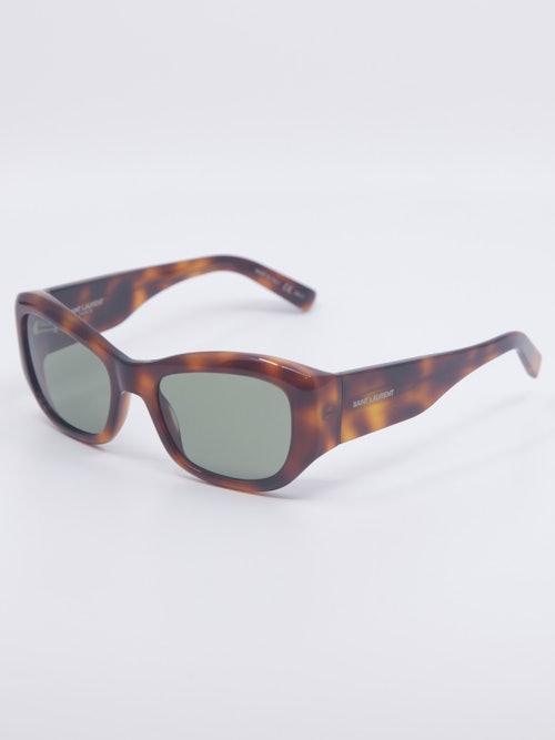 Bilde av solbrille i farge havana fra Saint Laurent, modellnummer SL 498