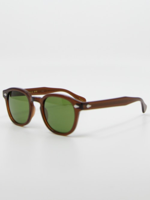 Bilde av solbrille fra Moscot modell Lemtosh Brown