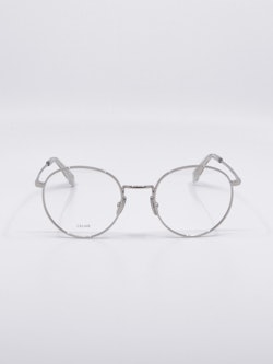 Bilde av rund metallbrille i sølv fra Celine